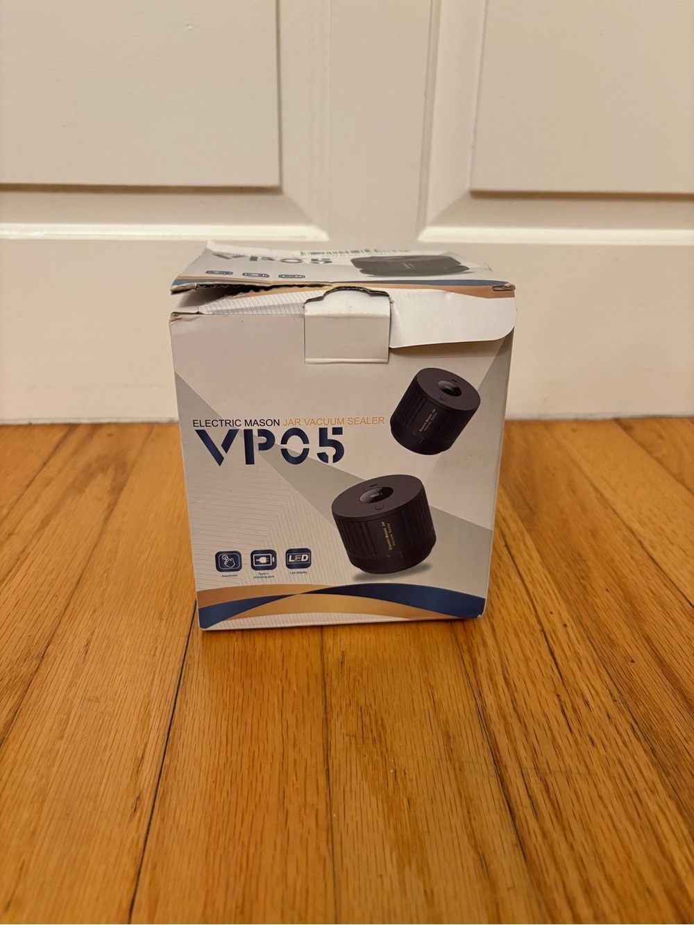 New VP05 Electric Mason Jar Vacuum Sealer Black OS